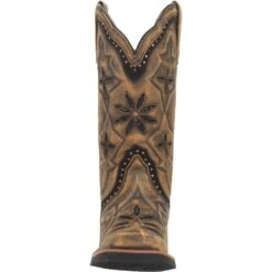 Laredo Ladies Bouquet Black And Brown Square Toe Boots 5844 -Wildwest Boot Store 01 5844 BG8 big b9a45bdb c71a 4b07 a56c ff766d7114b0
