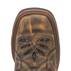 Laredo Ladies Bouquet Black And Brown Square Toe Boots 5844 -Wildwest Boot Store 01 5844 BG8 big d0fff84c 23f3 4c20 bd05 b9cb6af4542a