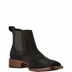 Ariat Men's Booker Ultra Black Suede Western Boot 10053841