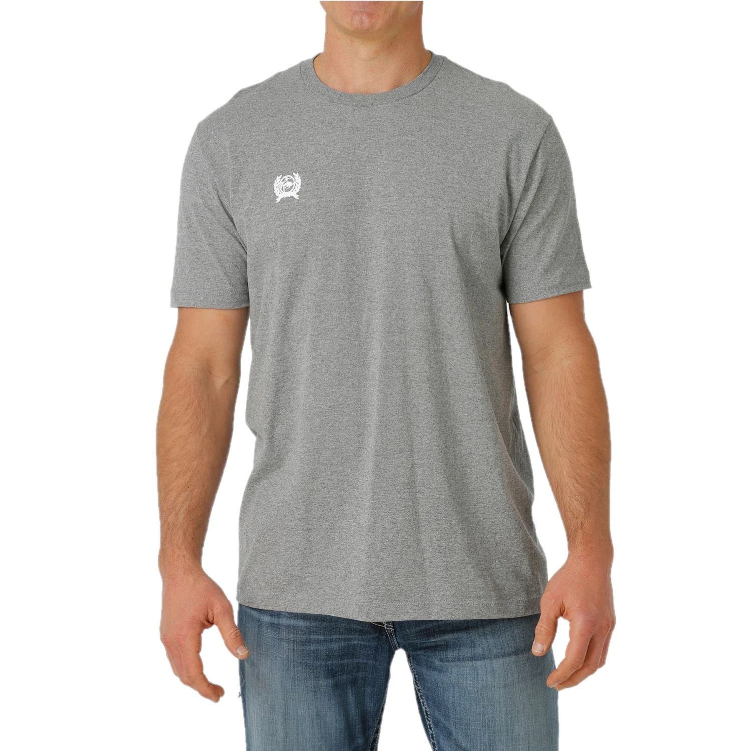 Cinch Men's Patriotic Grey Short Sleeve T-Shirt MTT1690502 1 Cinch Men's Patriotic Grey Short Sleeve T-Shirt MTT1690502