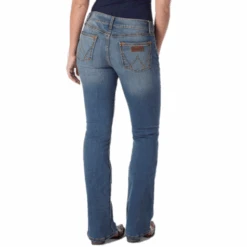 Wrangler® Ladies Retro Mae Mid Rise Medium Wash Bootcut Jeans 09MWZKM 5 Wrangler® Ladies Retro Mae Mid Rise Medium Wash Bootcut Jeans 09MWZKM -Wildwest Boot Store 09MWZKM 2