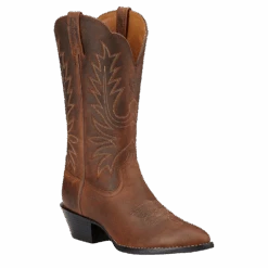 Ariat Ladies Heritage Western R Toe Boot Distressed Brown 10001021