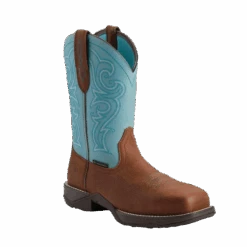 Ariat Ladies Anthem 10" Latigo Brown Work Boots 10027420