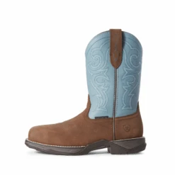 Ariat Ladies Anthem 10" Latigo Brown Work Boots 10027420 -Wildwest Boot Store 10027420e