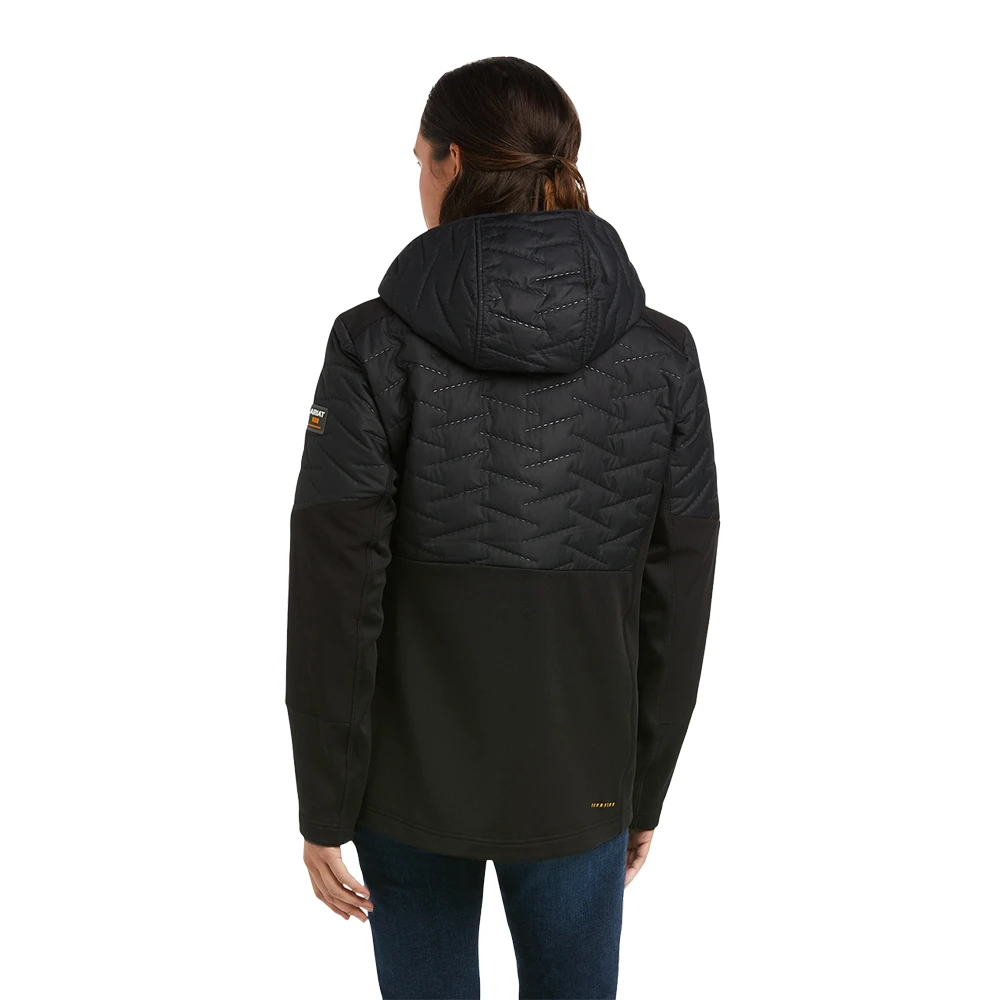 Ariat Ladies Rebar Cloud 9 Insulated Black Jacket 10037511 2 Ariat Ladies Rebar Cloud 9 Insulated Black Jacket 10037511 - Image 2