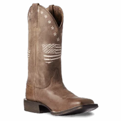 Ariat Ladies Circuit Patriot Weathered Tan Tall Boots 10038388