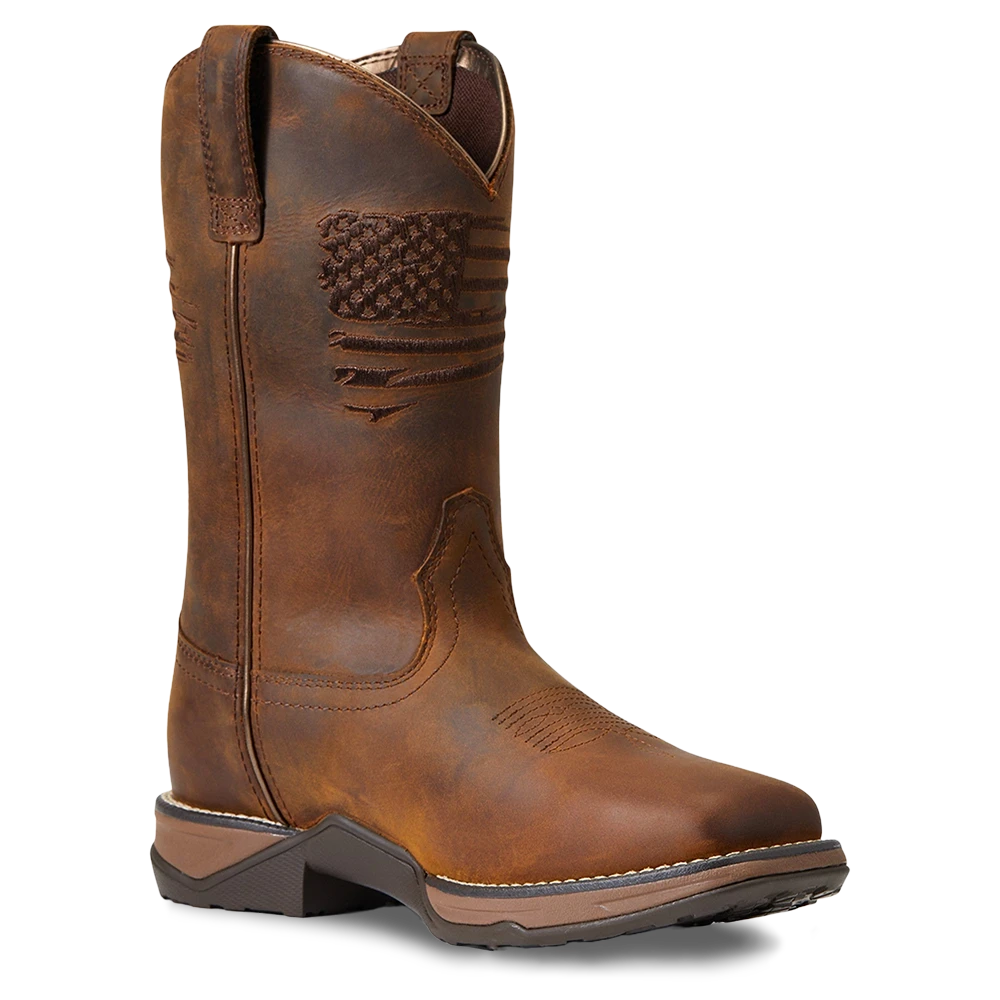 Ariat Ladies Anthem Patriot Waterproof Brown Square Toe Boots 10040369 1 Ariat Ladies Anthem Patriot Waterproof Brown Square Toe Boots 10040369
