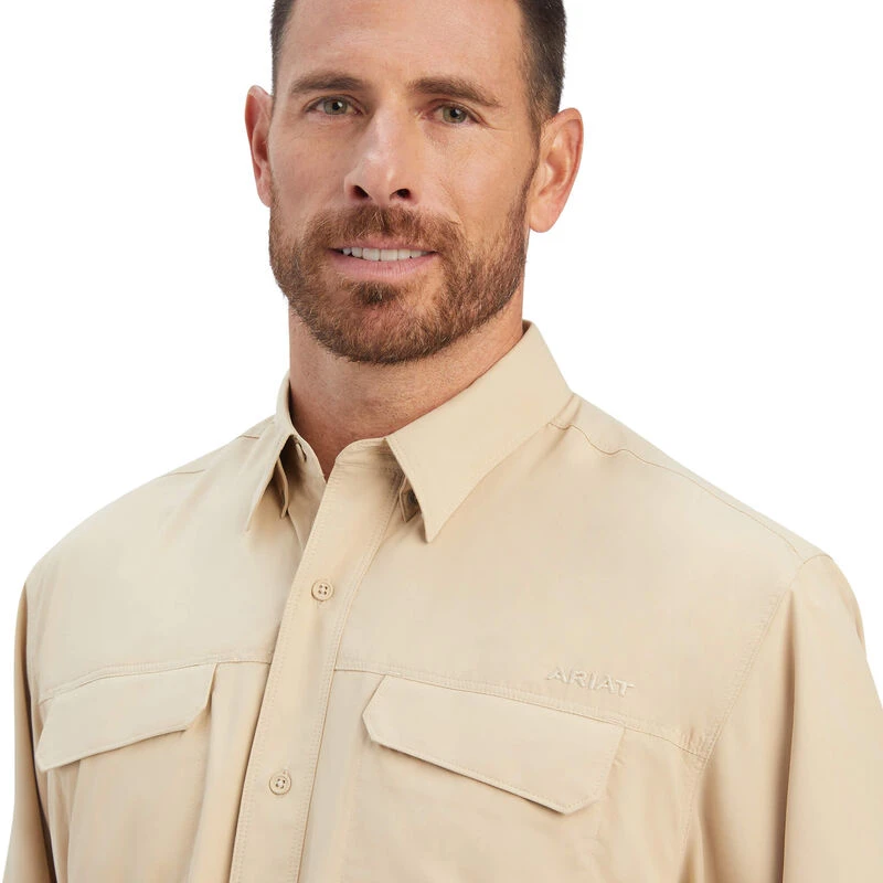 Ariat® Men's VentTEK™ Outbound Humus Button Down Shirt 10041121 4 Ariat® Men's VentTEK™ Outbound Humus Button Down Shirt 10041121 - Image 4