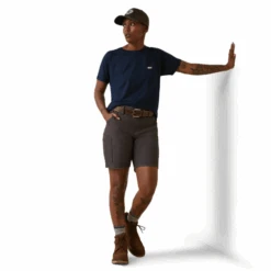 Ariat® Ladies Rebar Heat Fighter Navy Dusk T-Shirt 10043845 -Wildwest Boot Store 10043845e