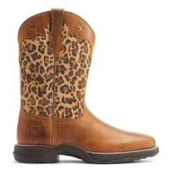 Ariat Ladies Anthem Savanna Tortuga & Leopard Print Tan Boots 10044410 -Wildwest Boot Store 10044410 side11