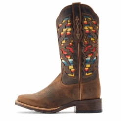 Ariat Ladies Laney VentTEK 360 Serape Inlay Brown Boots 10044444 6 Ariat Ladies Laney VentTEK 360 Serape Inlay Brown Boots 10044444 -Wildwest Boot Store 10044444b