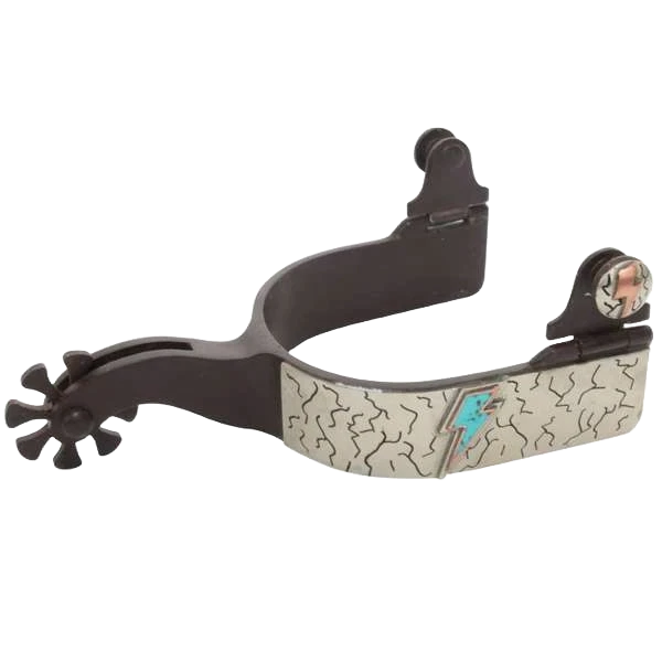 Reinsman Ladies Turquoise Lightning Spur 1 Reinsman Ladies Turquoise Lightning Spur