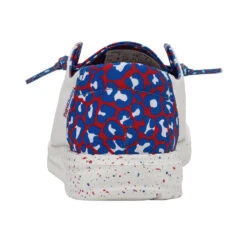 Hey Dude® Ladies Wendy Leo Americana Slip On Shoes 121412171 -Wildwest Boot Store 121412171 WENDY LEO AMERICANA LEFT 5