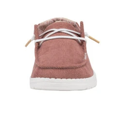 Hey Dude Ladies Wendy Corduroy Desert Rose Shoes 121415049 -Wildwest Boot Store 121415049 WENDY CORDUROY DESERT ROSE 4 1