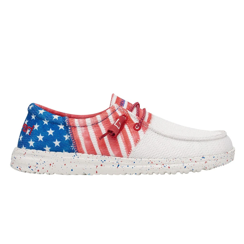 Hey Dude® Ladies Wendy Sox Tri America Slip On Shoes 122342143 3 Hey Dude® Ladies Wendy Sox Tri America Slip On Shoes 122342143 - Image 3