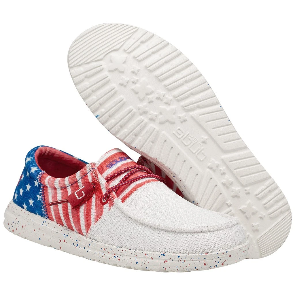 Hey Dude® Ladies Wendy Sox Tri America Slip On Shoes 122342143 4 Hey Dude® Ladies Wendy Sox Tri America Slip On Shoes 122342143 - Image 4