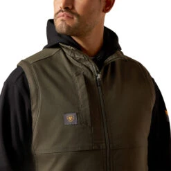 Ariat Men's Rebar DuraCanvas Earth Brown Vest 10062536 -Wildwest Boot Store 1280 2DPd6AlS6Ig01ESU