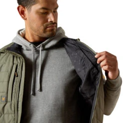 Ariat Men's Rebar Cordura Ripstop Beetle Green Insulated Vest 10062719 -Wildwest Boot Store 1280 2YcNp284aoC312rz