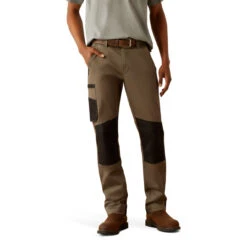 Ariat Men's Rebar M5 Straight DuraStretch Cargo Fox Hunter Jeans 10060672