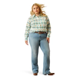 Ariat Ladies Everyday Western Long Sleeve Shirt 10060382 -Wildwest Boot Store 1280 EABApxckOvR91oY5