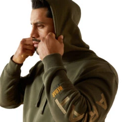 Ariat Men's Rebar Dried Herb Green Graphic Hoodie 10062544 6 Ariat Men's Rebar Dried Herb Green Graphic Hoodie 10062544 -Wildwest Boot Store 1280 MZTAE6bh2K51w4Ho