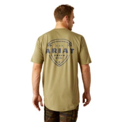 Ariat Men's Rebar Workman 360 Oil Green Graphic T-Shirt 10054589