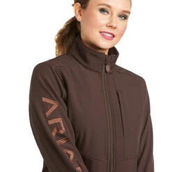 Ariat® Ladies Coffeebean Classic Team Softshell Jacket 10033520 -Wildwest Boot Store 1280 YUFiiUD9cr81