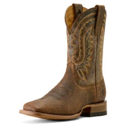 Ariat Men's Rock Ridge Saddle Brown Bison Western Boot 10063783 -Wildwest Boot Store 1280 gQdXqcBzKuw41MQB