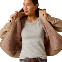 Ariat Ladies Rebar All Weather Oatmeal Heather Sherpa Full Zip Jacket 10053065 7 Ariat Ladies Rebar All Weather Oatmeal Heather Sherpa Full Zip Jacket 10053065 -Wildwest Boot Store 1280 wZWlmWAdNSU21YxZ