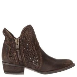 Circle G By Corral Ladies Brown Cutout Shortie Boots Q5019 10 Circle G By Corral Ladies Brown Cutout Shortie Boots Q5019 -Wildwest Boot Store 1 cb992d19 ec30 48d8 a66a fec682a39d08