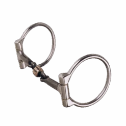 Reinsman Stage A 3/8" Trail Dee Stainless Double Five Snaffle Bit 202