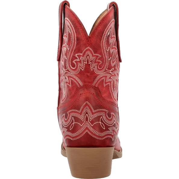 Durango Ladies OTH 8" Crimson Red Western Bootie DRD0490 6 Durango Ladies OTH 8" Crimson Red Western Bootie DRD0490 - Image 6