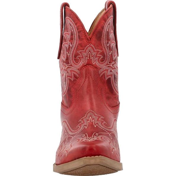 Durango Ladies OTH 8" Crimson Red Western Bootie DRD0490 5 Durango Ladies OTH 8" Crimson Red Western Bootie DRD0490 - Image 5