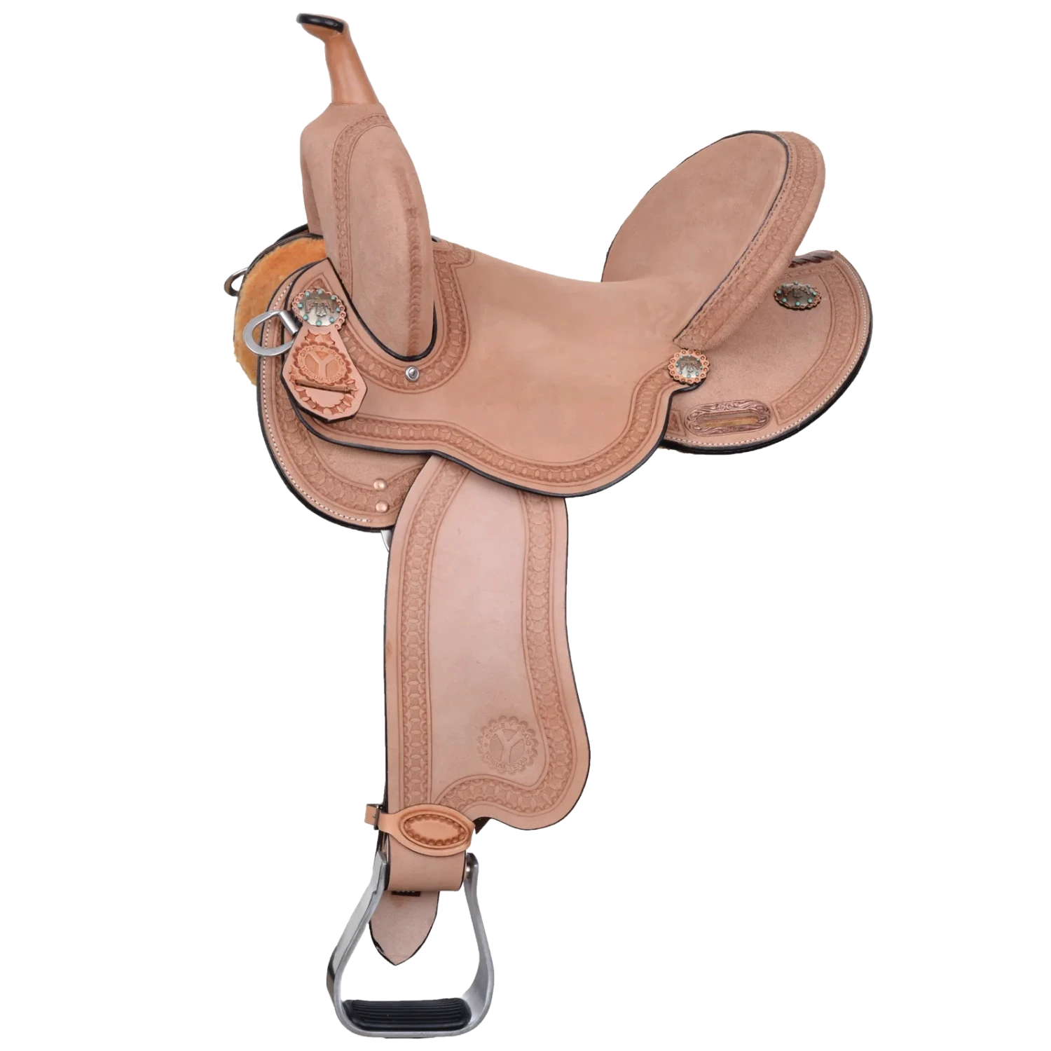 Circle Y 15" Windsor Barrel Saddle 20233657 1 Circle Y 15" Windsor Barrel Saddle 20233657