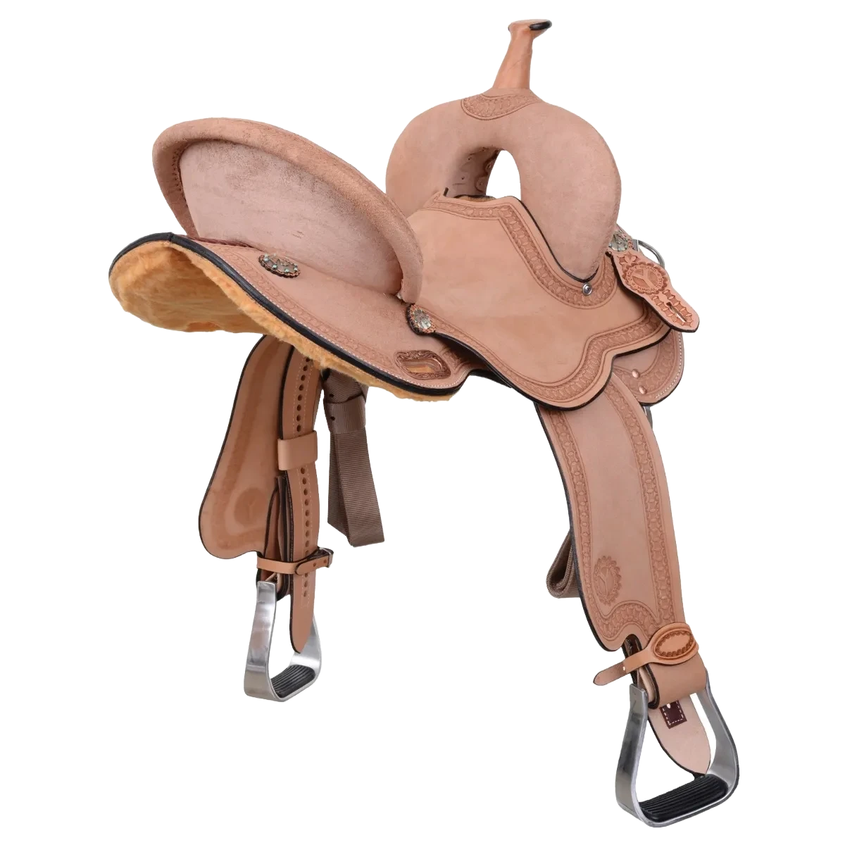 Circle Y 15" Windsor Barrel Saddle 20233657 2 Circle Y 15" Windsor Barrel Saddle 20233657 - Image 2