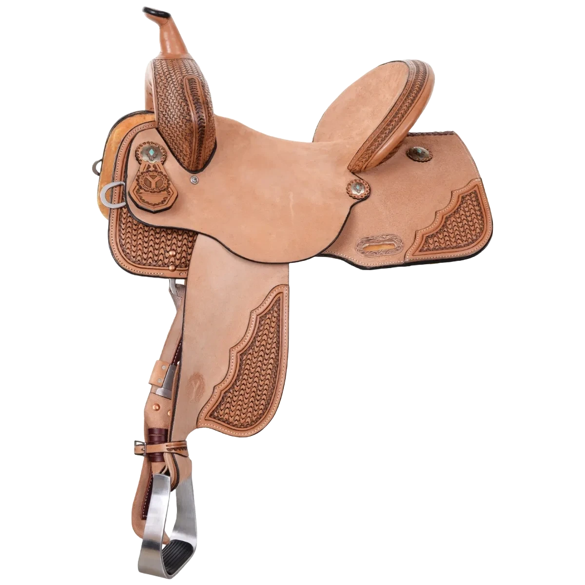 Circle Y 14.5" Dawson Barrel Saddle 20233582 1 Circle Y 14.5" Dawson Barrel Saddle 20233582