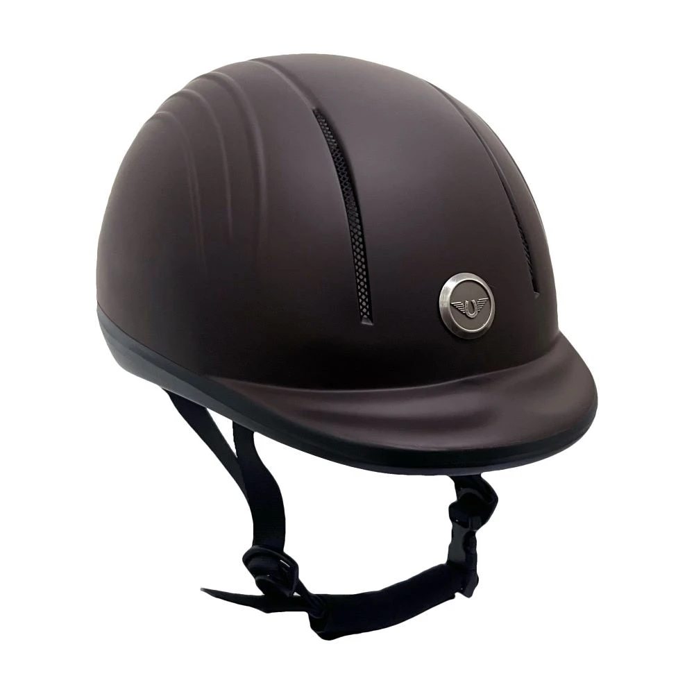 TuffRider Starter Basic Helmet Shiny Brown 1 TuffRider Starter Basic Helmet Shiny Brown