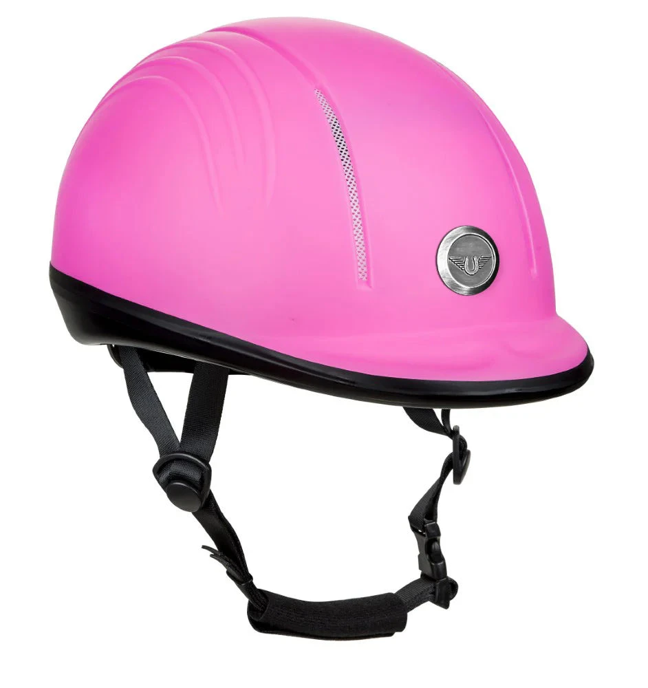 TuffRider Starter Basic Helmet In Hot Pink 1 TuffRider Starter Basic Helmet In Hot Pink