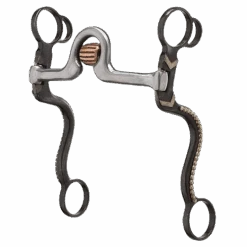 Weaver Professional S Shank Sweet Iron Ported Mouth Bit 5"