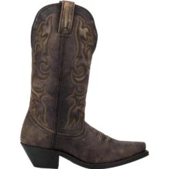 Laredo Ladies Access Black/Tan Goat Wide Calf Western Boot 51079 9 Laredo Ladies Access Black/Tan Goat Wide Calf Western Boot 51079 -Wildwest Boot Store 51079 2
