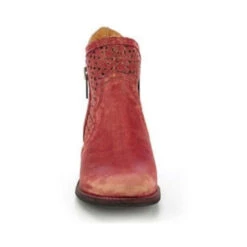 Circle G By Corral Ladies Red Laser Cutout Shortie Boot Q0003 5 Circle G By Corral Ladies Red Laser Cutout Shortie Boot Q0003 -Wildwest Boot Store 57 02d2f194 7e7a 40e1 9e64 eed807843bfe