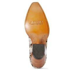 Ariat Ladies Dixon Brown & White Cowhide Ankle Bootie 10033882 -Wildwest Boot Store 57 25c6f75c 8541 4474 b335 e666427edb1f