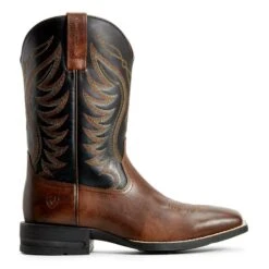 Ariat Men's Red Brown & Black AMOS Hand Stand Boot 10029689 -Wildwest Boot Store 57 3ab6f6d8 a310 4fd9 a637 256dedbdaf04