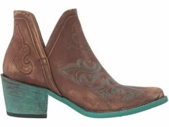 Circle G By Corral Ladies Cognac Brown & Turquoise Embroidery Booties Q0099 10 Circle G By Corral Ladies Cognac Brown & Turquoise Embroidery Booties Q0099 -Wildwest Boot Store 57 6cb67253 c689 45af b729 97beb1566112