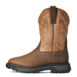 Ariat Men's Rye Brown Big Rig Soft Toe Western Work Boot 10033963 -Wildwest Boot Store 57 97d6ead4 8970 4e32 981b 3c19e439bddf