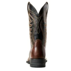 Ariat Men's Red Brown & Black AMOS Hand Stand Boot 10029689 -Wildwest Boot Store 57 aeb6c345 2728 4ea9 a826 b6010ad63135