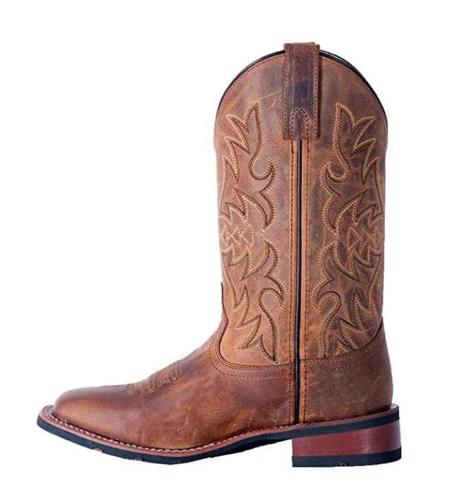 Laredo Ladies Brown Anita Cowgirl Square Toe Boots 5602 6 Laredo Ladies Brown Anita Cowgirl Square Toe Boots 5602 - Image 6