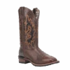 Laredo Ladies Lockhart Studded Brown Leather Boots 5944-BN97