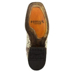 Corral Boots Corral Ladies Iconic Lisa Brown Crater Bone Embroidered Boots A2663 -Wildwest Boot Store 6 min af787eb3 ebc0 47f1 a2a0 a45a4a79125f