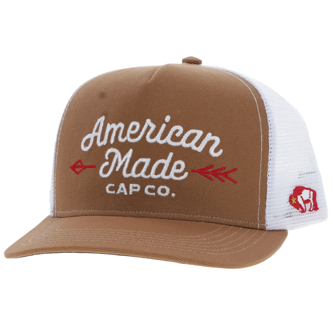 Hooey Men's AMCC 5-Panel Tan & White Trucker Hat 9761T-TNWH 1 Hooey Men's AMCC 5-Panel Tan & White Trucker Hat 9761T-TNWH